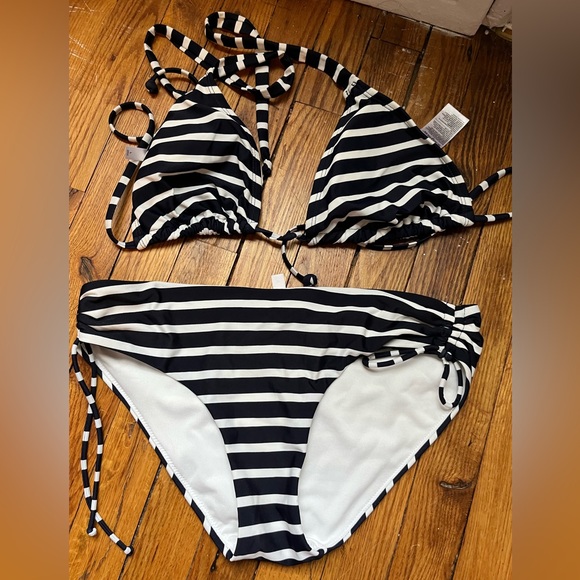 GAP Other - GAP Navy & White Stripe Bikini Set | Size Medium